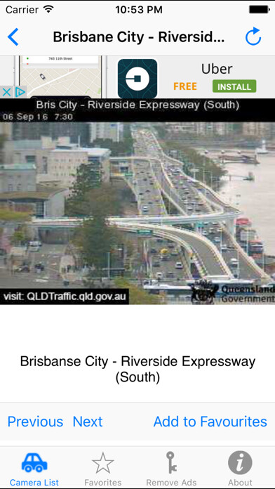 Emulate iPhone app Traffic Brisbane using MyAndroid