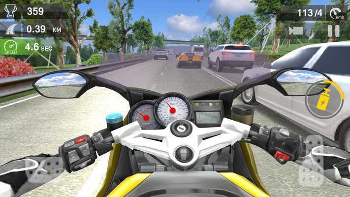 Emulate Android APK Traffic Moto Rider 3D