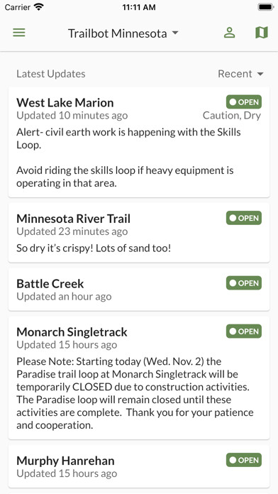 Emulate iPhone app Trailbot using MyAndroid