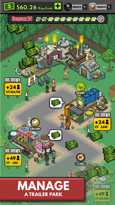 Emulate iPhone app Trailer Park Boys Greasy Money using MyAndroid