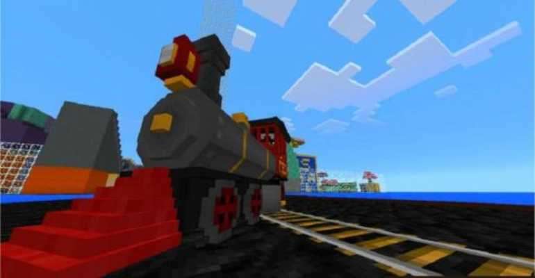 Emulate Android APK Train and Locomotive Mod  for MCPE