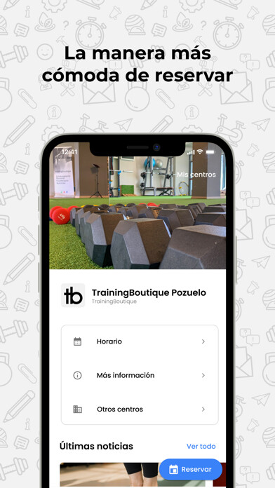 Emulate iPhone app TrainingBoutique using MyAndroid