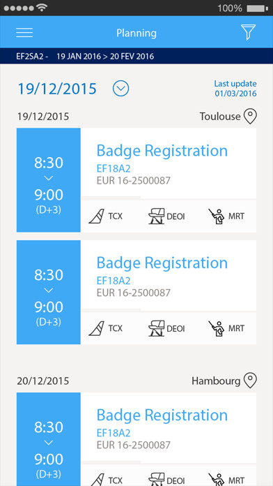 Emulate iPhone app Training by Airbus using MyAndroid