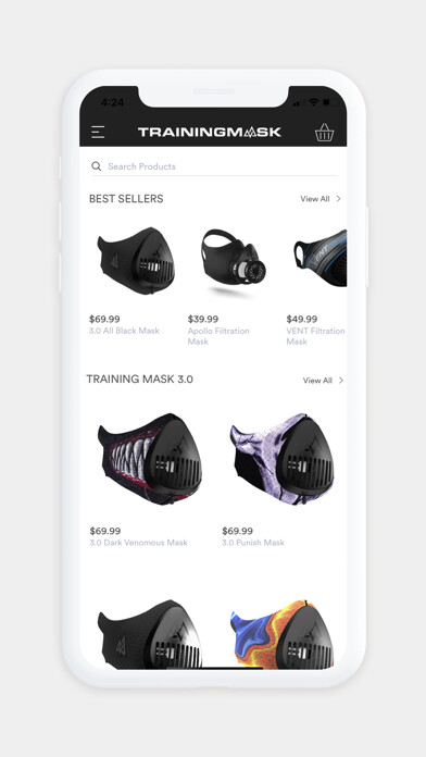 Emulate iPhone app Training Mask Shop using MyAndroid Emulate iPhone app Training Mask Shop using MyAndroid