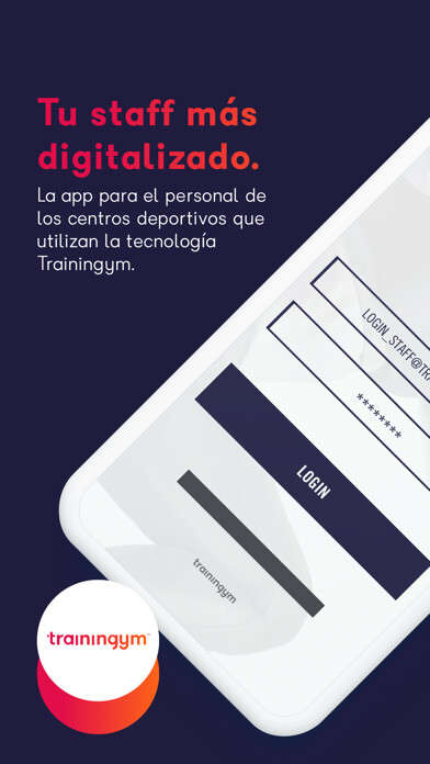 Emulate iPhone app Trainingym staff using MyAndroid Emulate iPhone app Trainingym staff using MyAndroid