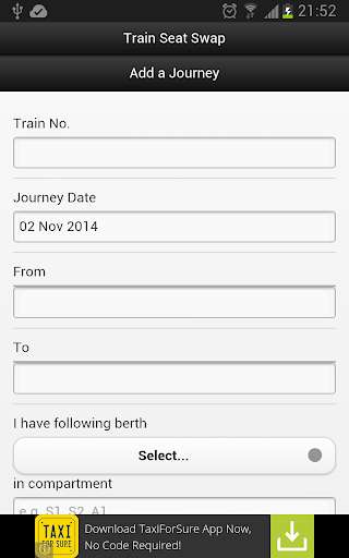 Run android online APK Train Seat Swap from MyAndroid or emulate Train Seat Swap using MyAndroid