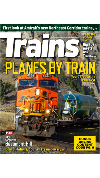 Emulate iPhone app Trains Magazine using MyAndroid