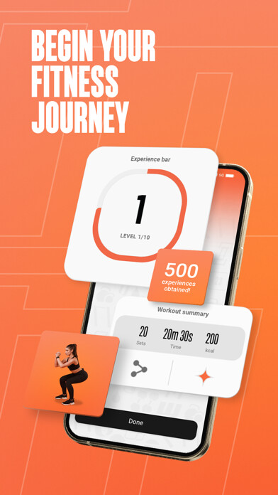 Emulate iPhone app Train This Much: home workout using MyAndroid