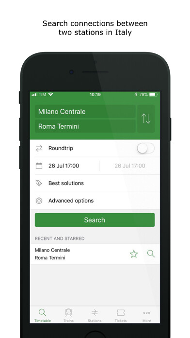 Emulate iPhone app Train Timetables in Italy using MyAndroid Emulate iPhone app Train Timetables in Italy using MyAndroid