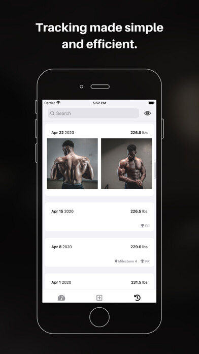 Emulate iPhone app Traintrack - Fitness Tracker using MyAndroid Emulate iPhone app Traintrack - Fitness Tracker using MyAndroid