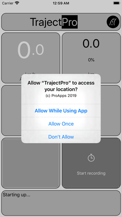Emulate iPhone app TrajectPro using MyAndroid