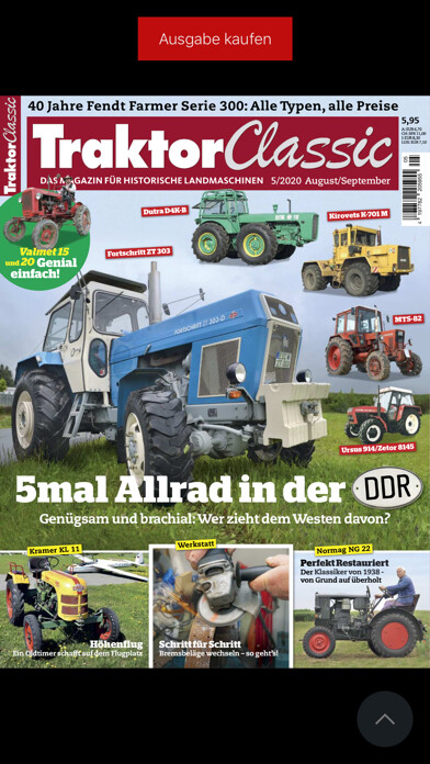 Emulate iPhone app Traktor Classic Magazin using MyAndroid Emulate iPhone app Traktor Classic Magazin using MyAndroid
