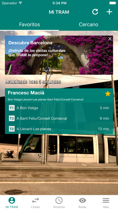 Emulate iPhone app TRAM Barcelona using MyAndroid Emulate iPhone app TRAM Barcelona using MyAndroid