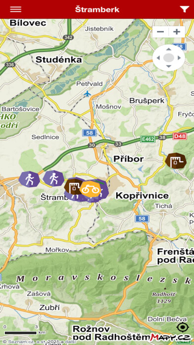 Emulate iPhone app Štramberkem pěšky using MyAndroid Emulate iPhone app Štramberkem pěšky using MyAndroid