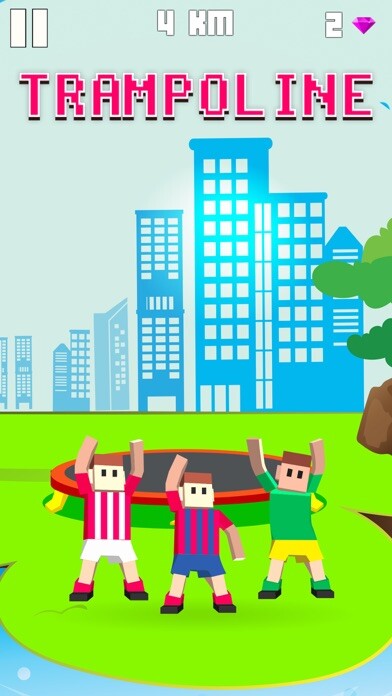 Emulate iPhone app Trampoline Men - (Stickman 3D) using MyAndroid