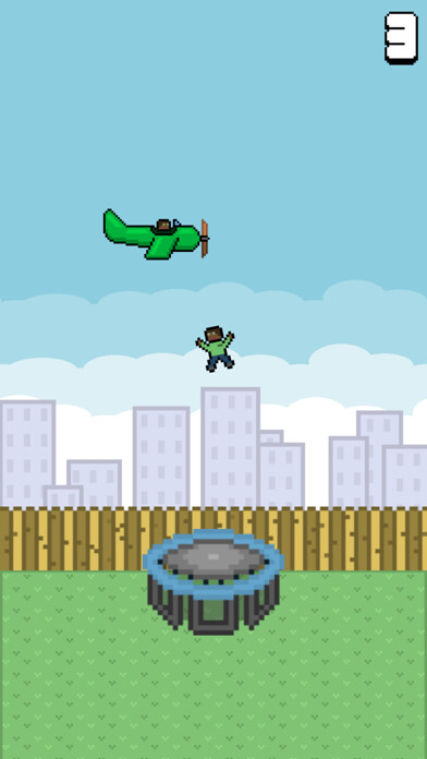 Emulate iPhone app Trampoline Tragedy using MyAndroid