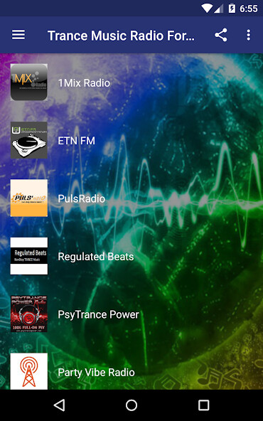 Emulate Android APK Trance Music Radio - Electro, Goa And Vocal Trance
