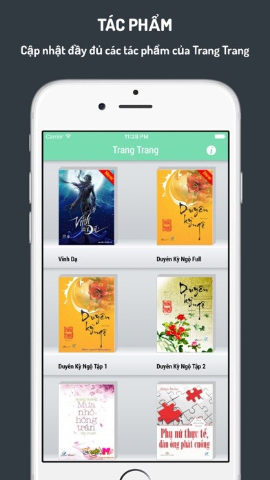 Emulate iPhone app Trang Trang - Ngôn Tình 2017 using MyAndroid