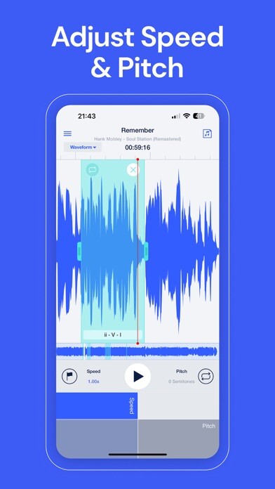 Emulate iPhone app Transcribe+ Music Slow Downer using MyAndroid Emulate iPhone app Transcribe+ Music Slow Downer using MyAndroid
