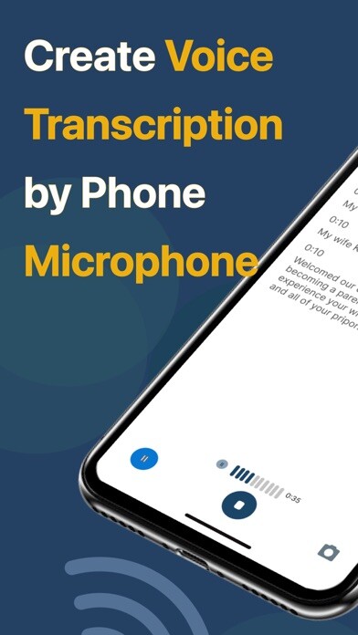 Emulate iPhone app Transcriber • Speech to Text using MyAndroid Emulate iPhone app Transcriber • Speech to Text using MyAndroid