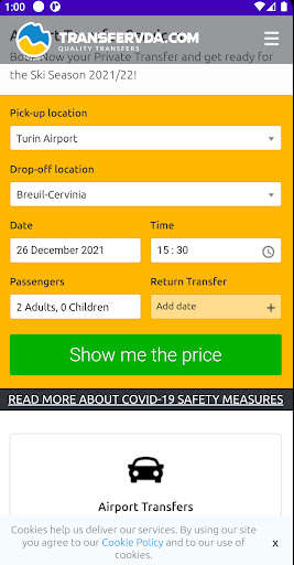 Run android online APK Transfer VDA from MyAndroid or emulate Transfer VDA using MyAndroid