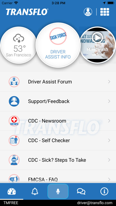 Emulate iPhone app Transflo Driver Assist using MyAndroid Emulate iPhone app Transflo Driver Assist using MyAndroid