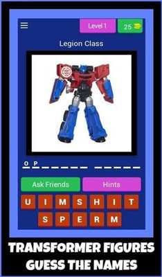Emulate Android APK Transformer Figures - Guess The Names Emulate Android APK Transformer Figures - Guess The Names