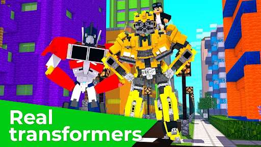 Run android online APK Transformers for Minecraft from MyAndroid or emulate Transformers for Minecraft using MyAndroid