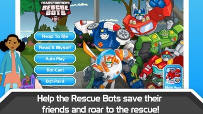 Emulate iPhone app Transformers Rescue Bots: using MyAndroid
