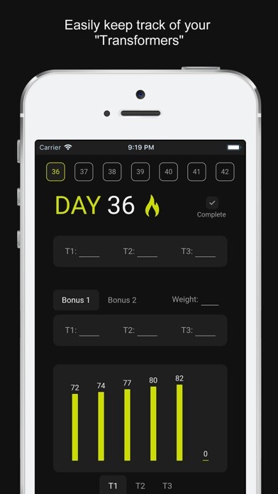 Emulate iPhone app Transform Tracker using MyAndroid
