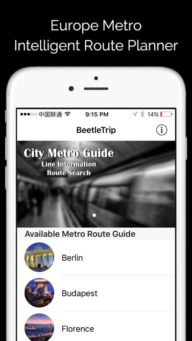 Emulate iPhone app Transit App for Metro Subway underground Train Transport Travel Guide Map and Trip advisor using MyAndroid