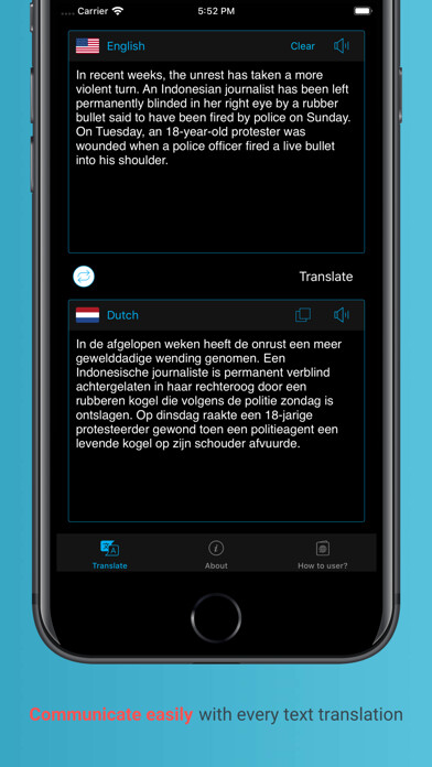 Emulate iPhone app Translate Browser Pro 2020 using MyAndroid Emulate iPhone app Translate Browser Pro 2020 using MyAndroid