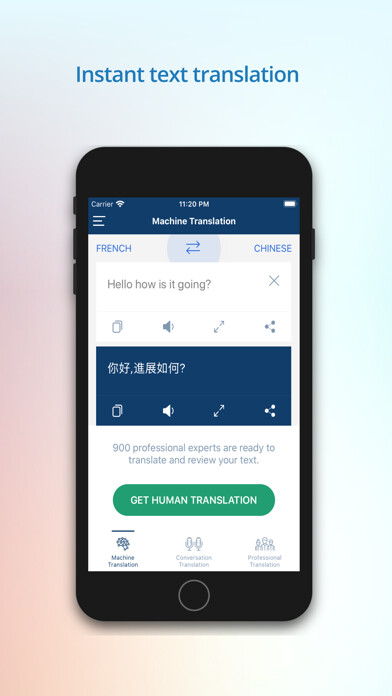 Emulate iPhone app Translate.com Platinum using MyAndroid Emulate iPhone app Translate.com Platinum using MyAndroid