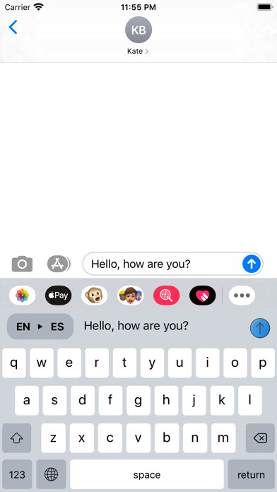 Emulate iPhone app Translate Keyboard for Chat using MyAndroid Emulate iPhone app Translate Keyboard for Chat using MyAndroid