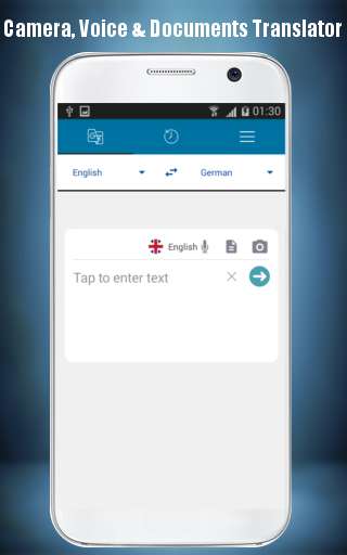 Run android online APK Translate Language - Voice & Camera Translator from MyAndroid or emulate Translate Language - Voice & Camera Translator using MyAndroid