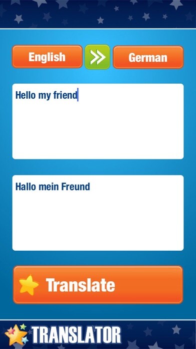 Emulate iPhone app Translate - Text Translation using MyAndroid Emulate iPhone app Translate - Text Translation using MyAndroid