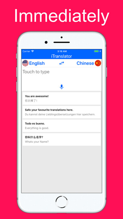 Emulate iPhone app Translate Voice & Dictionary using MyAndroid Emulate iPhone app Translate Voice & Dictionary using MyAndroid