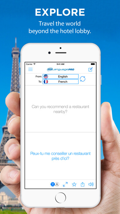 Emulate iPhone app Translate Voice - Language Translator & Dictionary using MyAndroid Emulate iPhone app Translate Voice - Language Translator & Dictionary using MyAndroid