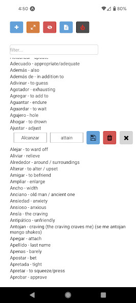 Run android online APK Translation Vocab List from MyAndroid or emulate Translation Vocab List using MyAndroid Run android online APK Translation Vocab List from MyAndroid or emulate Translation Vocab List using MyAndroid