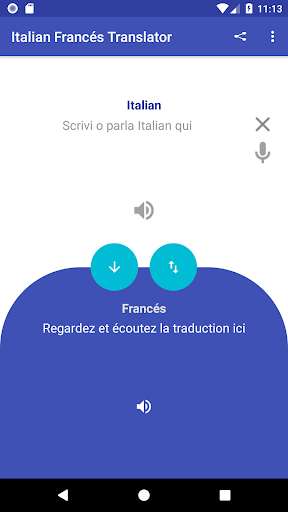 Run android online APK Translator from Italian to French from MyAndroid or emulate Translator from Italian to French using MyAndroid
