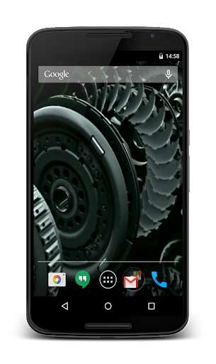 Emulate Android APK Transmission 3D Live Wallpaper