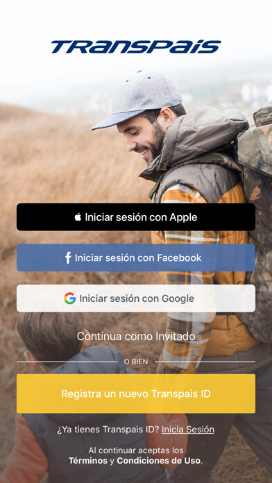 Emulate iPhone app Transpais using MyAndroid