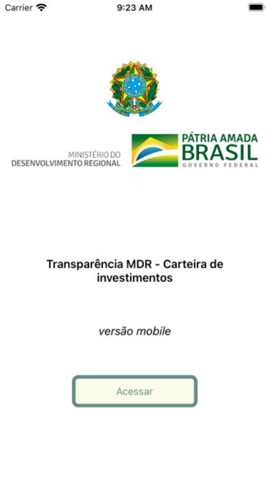 Emulate iPhone app Transparência - MDR using MyAndroid Emulate iPhone app Transparência - MDR using MyAndroid