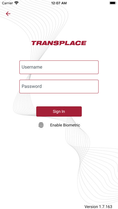 Emulate iPhone app Transplace - TMS Mobile using MyAndroid