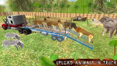 Emulate iPhone app Transporter Truck Zoo Animals using MyAndroid