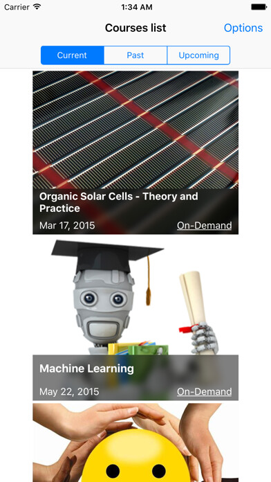 Emulate iPhone app Transsera for Coursera using MyAndroid