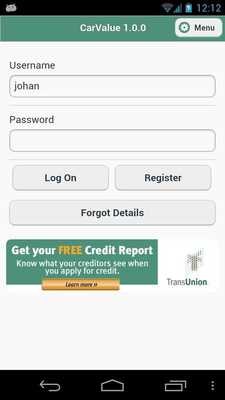 Emulate Android APK TransUnion CarValue Emulate Android APK TransUnion CarValue