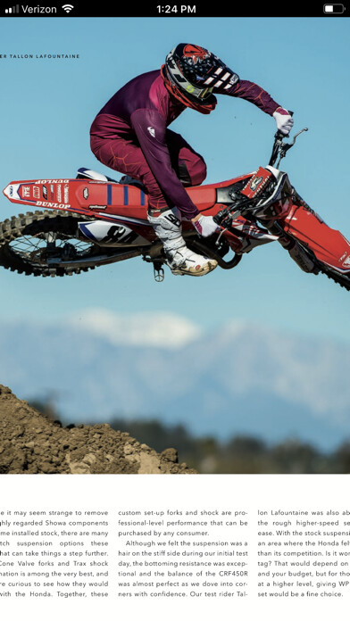 Emulate iPhone app TransWorld Motocross Magazine using MyAndroid