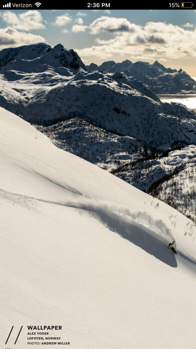 Emulate iPhone app TransWorld Snowboarding Mag using MyAndroid