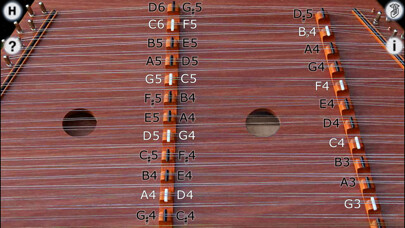 Emulate iPhone app Trapezoid - Pocket Dulcimer using MyAndroid Emulate iPhone app Trapezoid - Pocket Dulcimer using MyAndroid